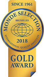 MONDE SELECTION 2018 GOLD AWARD